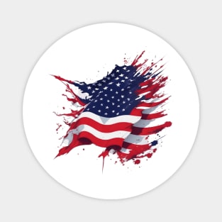 Patriotic shirt Made In USA Magnet